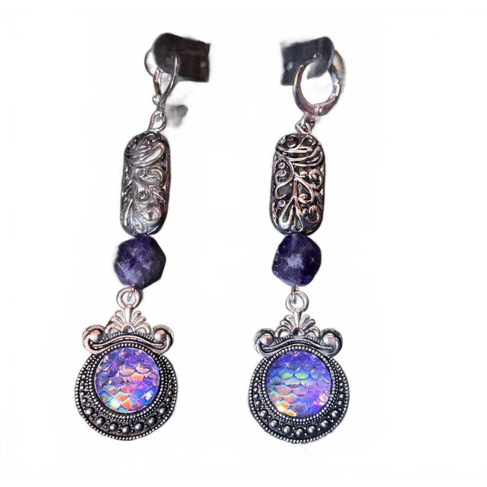 Acme Amethyst Earrings